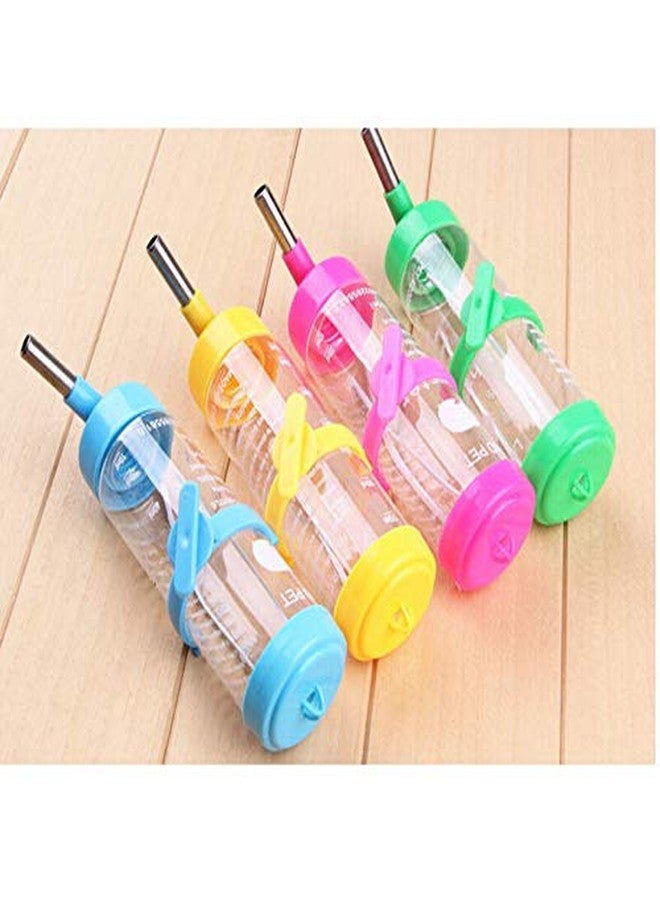 The DDS Store No Drip Guinea Pigs Water Bottle Best Small Animals Wire Cage Dispenser Water U.S Patent Leak-Proof Nozzle Pets Crate Drinker Bunny Rabbits Ferrets Hamsters Critters 250ml-Color May Vary - Image 1